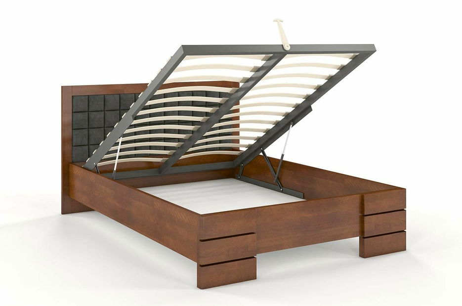 Manželská posteľ 200 cm Naturlig Storhamar High BC (buk)