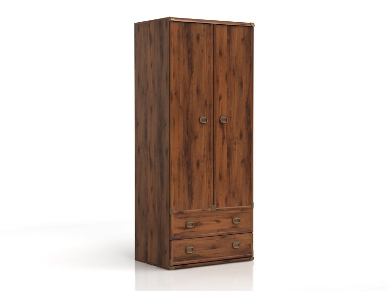 Šatníková skriňa BRW INDIANA JSZF 2D2S (Dub sutter)