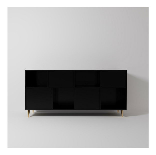 TV stolík/skrinka Modem L739 (čierna)