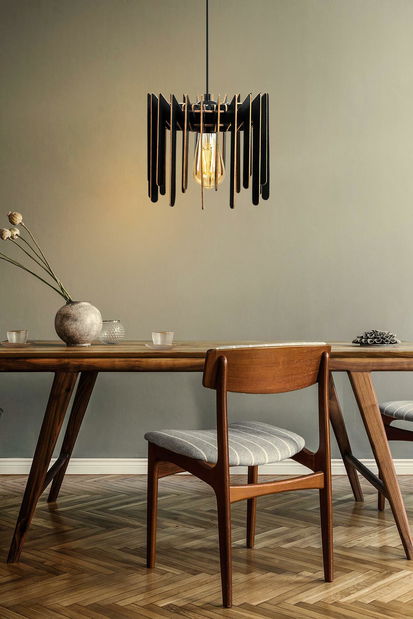 Stropna svjetiljka Fasterona 1 (crna)