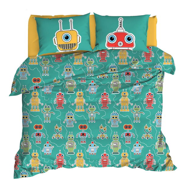 Posteljina 200 x 220 cm Robotic (više boja)