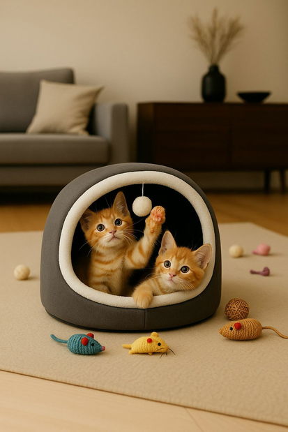 Peliešok pre mačky Alasia (antracit)