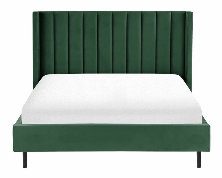 Franciaágy 160 cm Alise (szürke) (ágyráccsal)