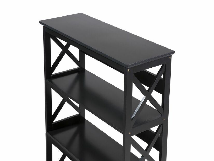 Set mobilier birou Frida (lemn închis + Negru)