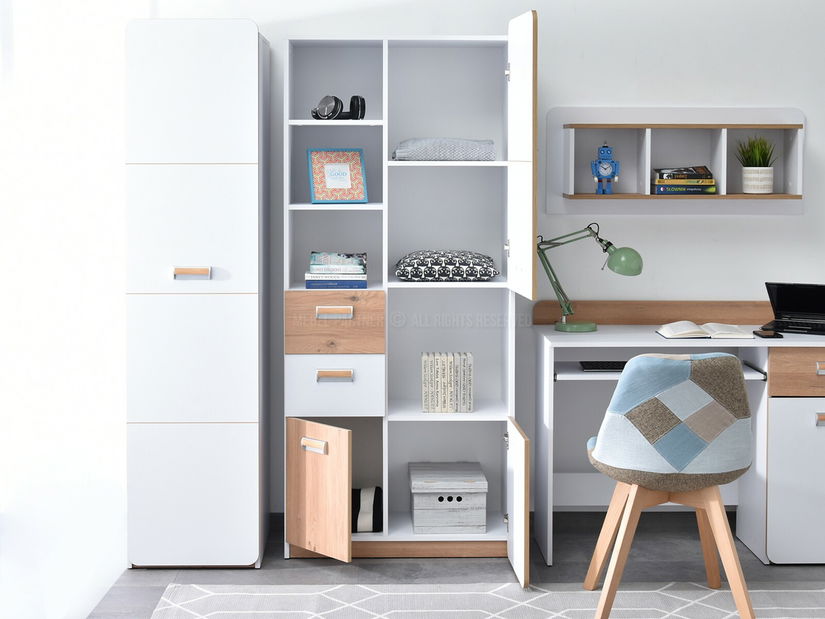 Mobilier cameră studenți Clerigo 02 (alb)