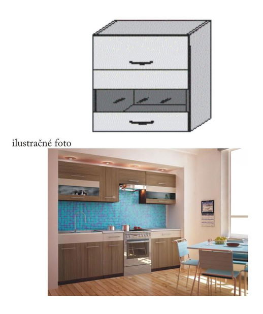 Felső konyhaszekrény Igo New GW1-80