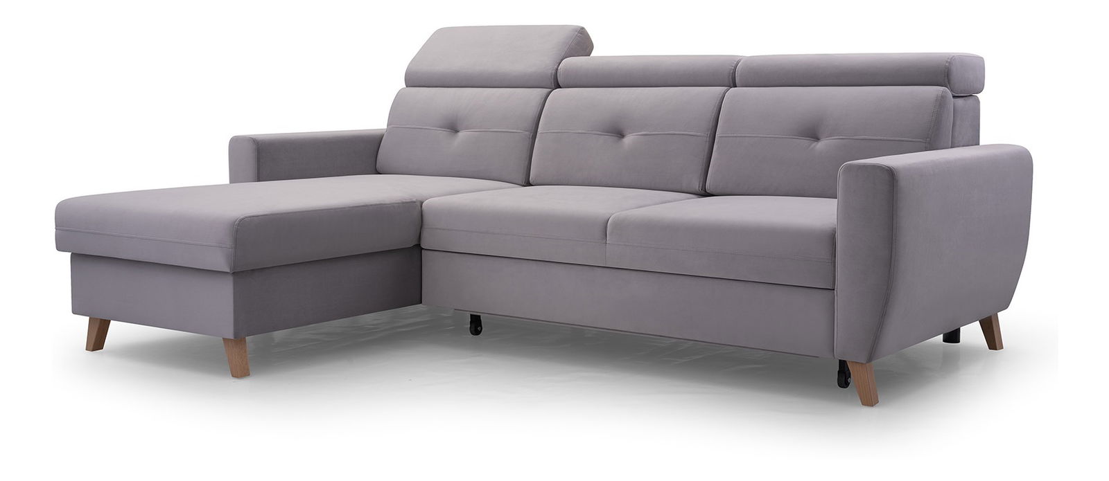 Sarokkanapé Sanfew (szürke) (B)