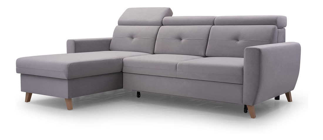 Rohová sedačka Sanfew (sivá) (L)