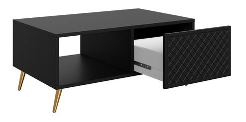 Konferenčný stolík Baranto 1SZ (pieskovo béžová + zlatá) 