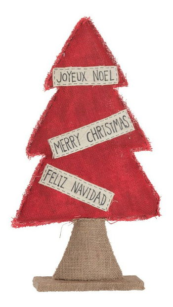 Figurína Jolipa Fauna a flóra Nordic Bliss (38x8x65cm) (Červená)