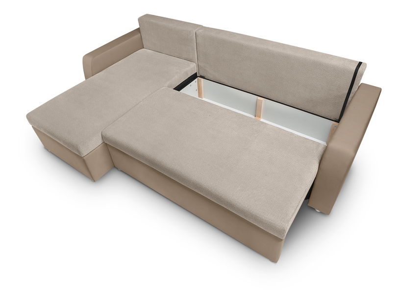 Rohová sedačka BRW Molly Lux 3DL.URC (sivá) (L)