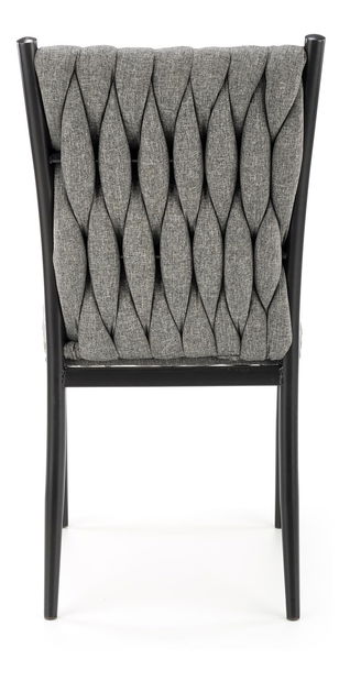 Jedálenská stolička Kulus (sivá + čierna)