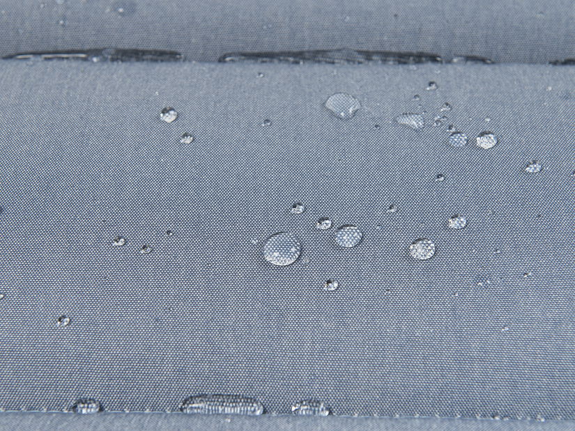 Kerti nyugágy Brest (világosszürke) (kék párna)