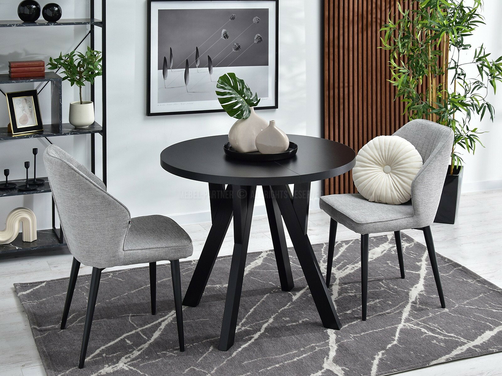 Jedálenský stôl Bulgaria (čierna)