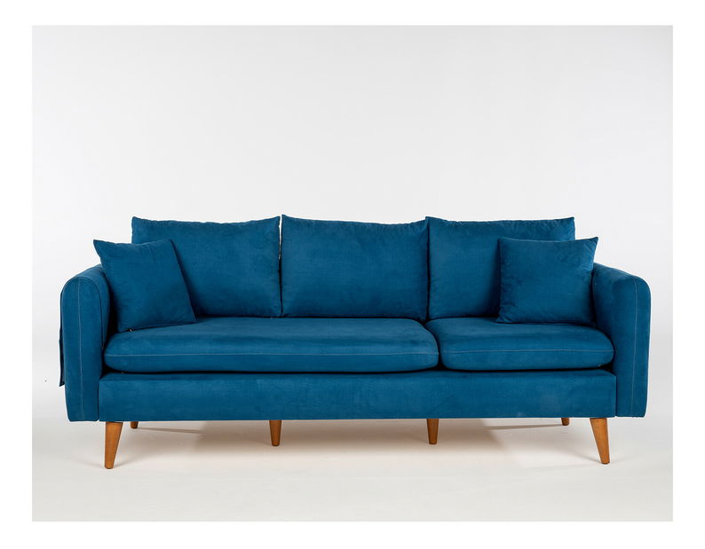 Háromszemélyes kanapé Sanfrisco (sötétkék)