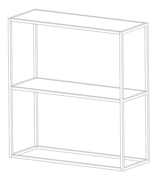 Konzolasztal Andy (fekete)