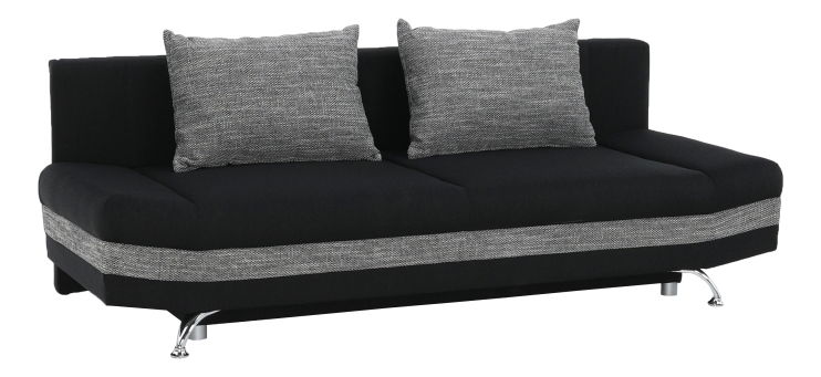 Pohovka trojsedačka Norale čierna + šedá