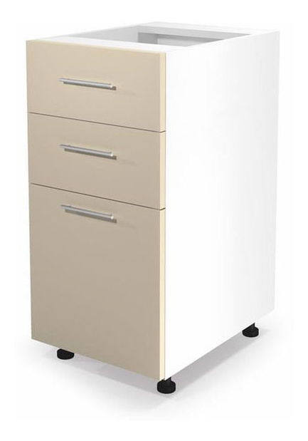 Dolná kuchynská skrinka Verlene 40/82 (bežová + biela)