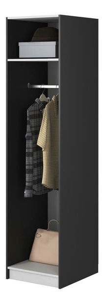 Ormar za garderobu Forry I (crna)