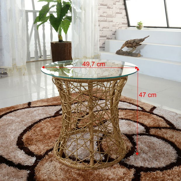 Lerakóasztal Sanora (bézs)