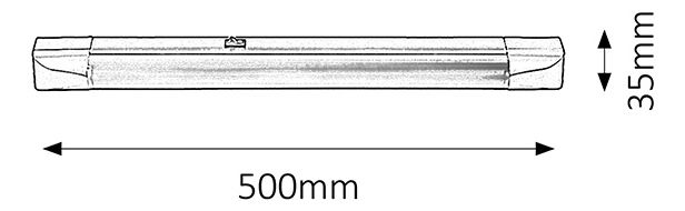 Stropna svjetiljka Band Light 2307 (srebrna)