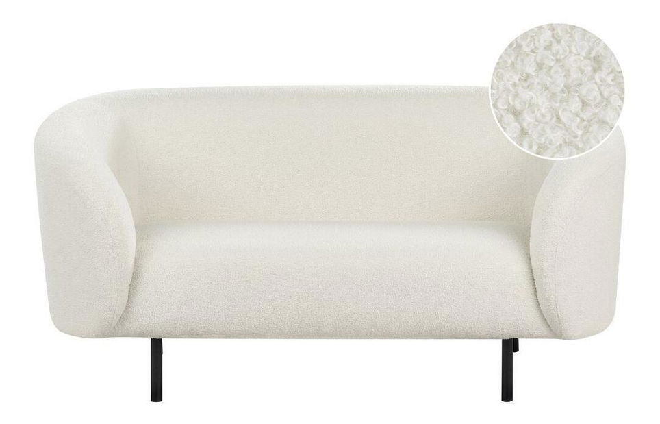 Canapea două locuri Leon (Negru)