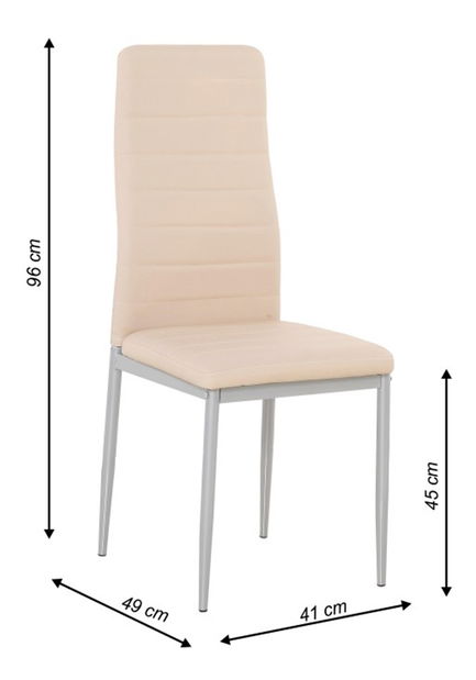 Scaun de sufragerie Toe nova (Roz)