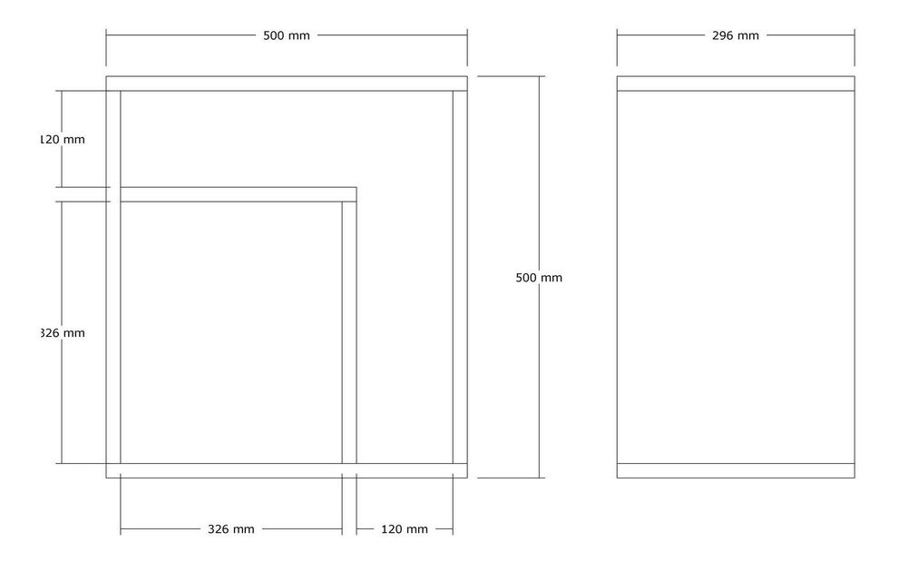 Príručný stolík Vulasu 1 (antracit)