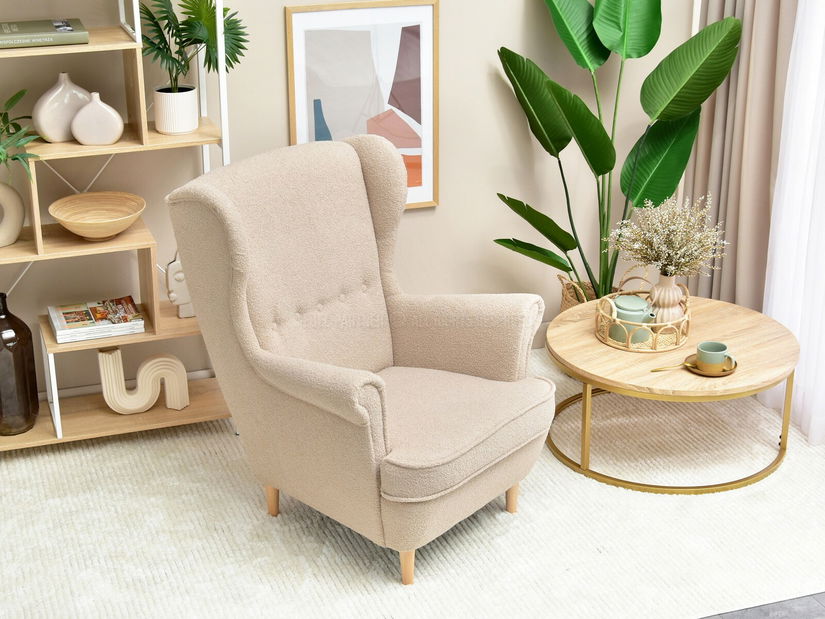 Relaxačné kreslo Margis (béžová)