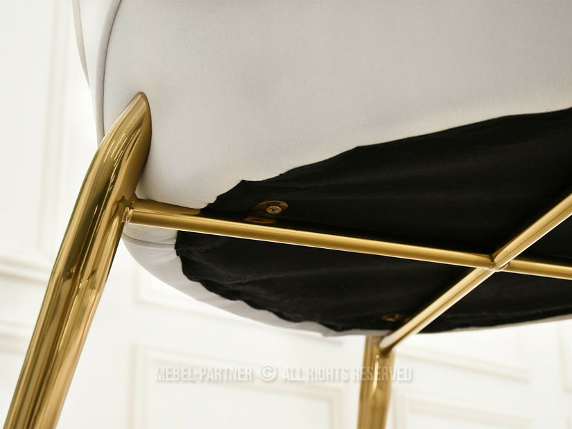 Scaun sufragerie Multe (crem + auriu)