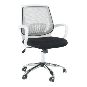 Kancelárska stolička Leledo sivá + čierna
