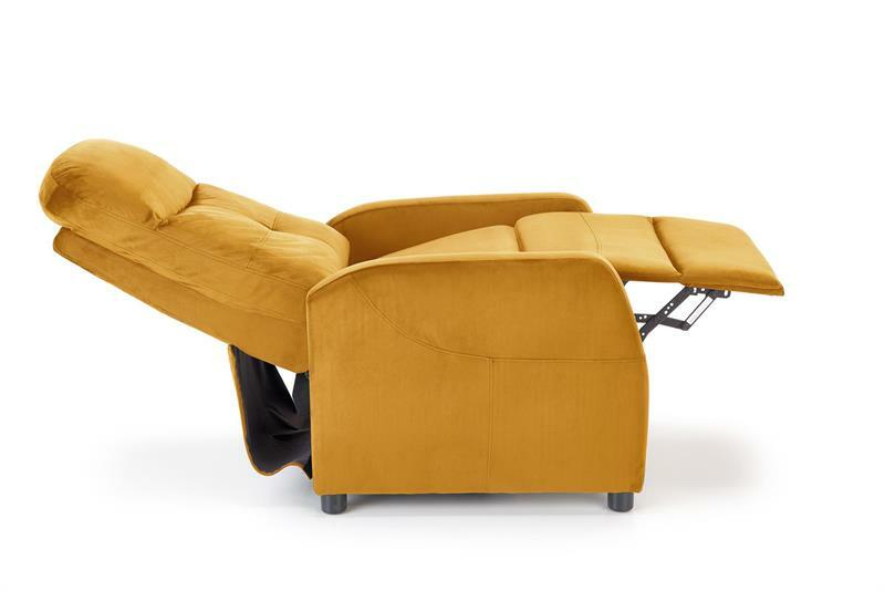 Relax fotel Fallon (mustár)