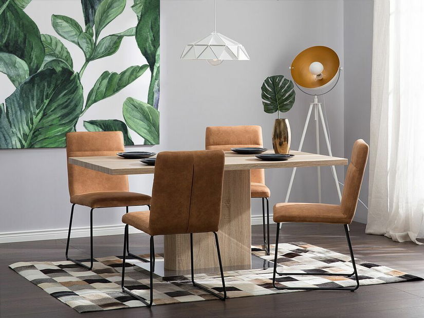 Stojanové svietidlo Theos (zlatohnedá)