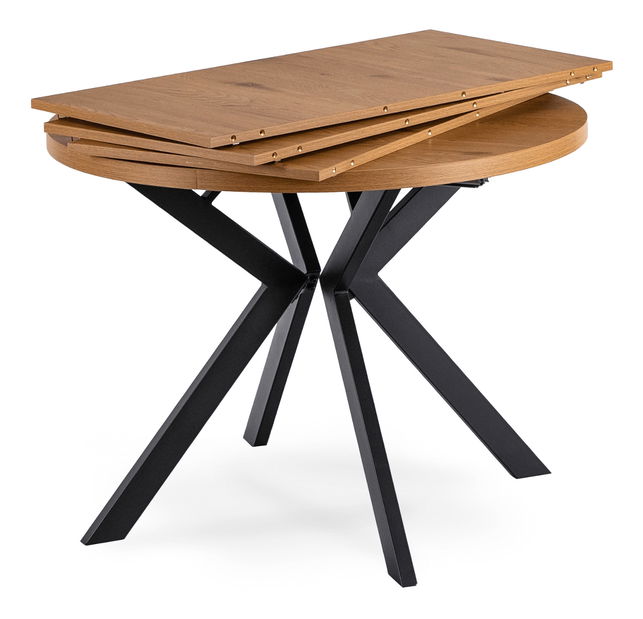 Blagovaonski stol na razvlačenje Lavar (hrast zlatni) (za 4-10 osoba)