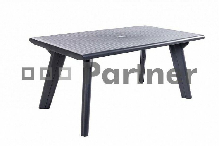 Záhradný stôl Florencie antracit (Plast)