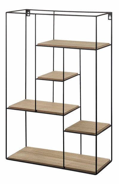 Regál Laura (svetlé drevo)