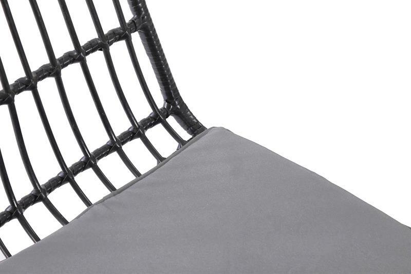 Stolica od ratana Katharine (crna + prirodna)