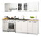 Konyha 240 cm Ozara II B (fehér)