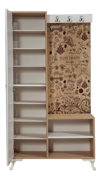 Mobilier hol Ivonne 731 (Stejar sonoma)