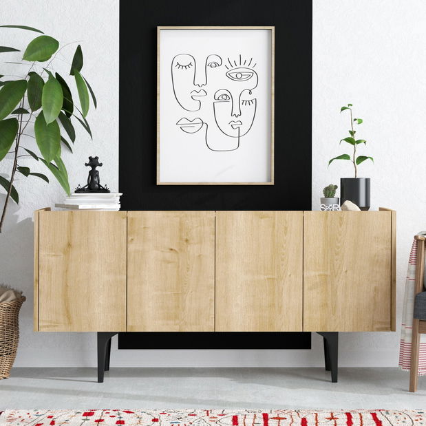 Szekrény Aliex 14 (zafír tölgy)