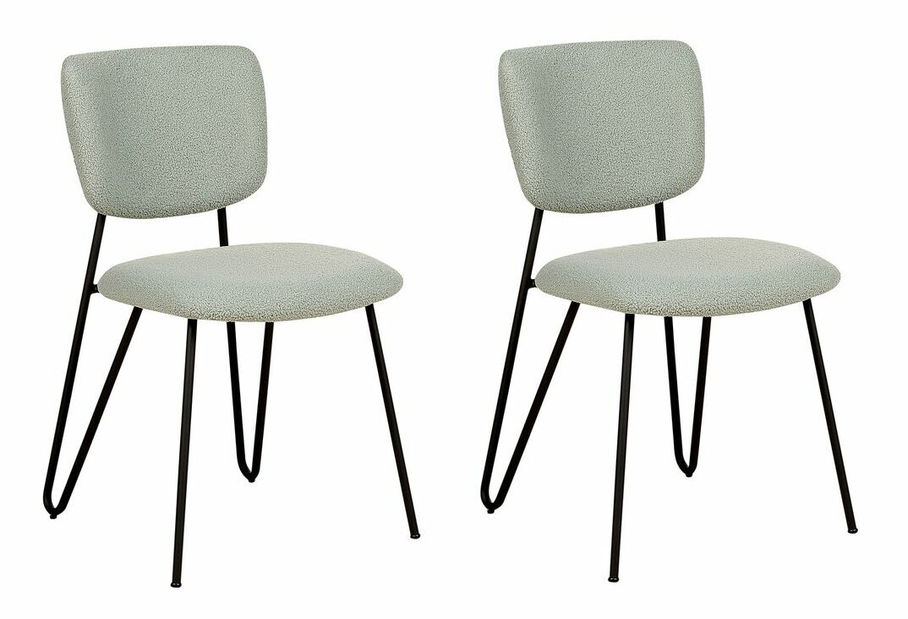 Set 2 ks jedálenských stoličiek Nelza (zelená)