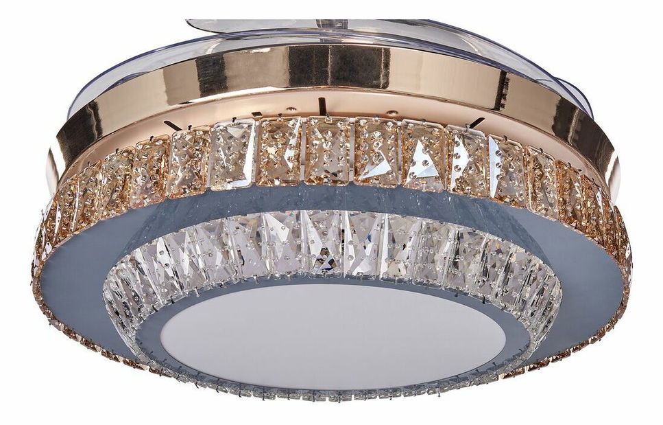 Mennyezeti ventilátor lámpával Ashli (arany)