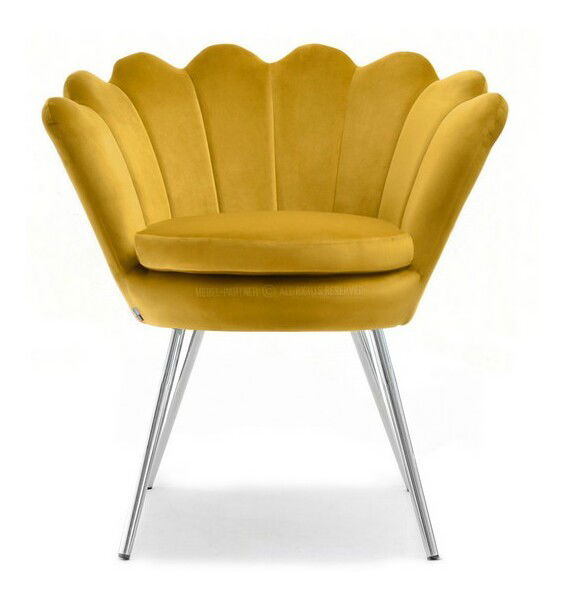 Fotel Lasair (mustár + fekete)