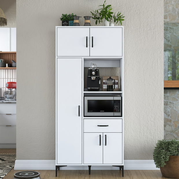 Policová skriňa Jeli (biela)