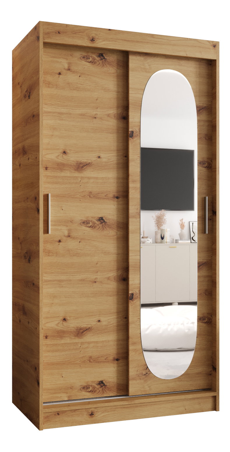 Ruhásszekrény 100 cm Ronny (artisan tölgy)