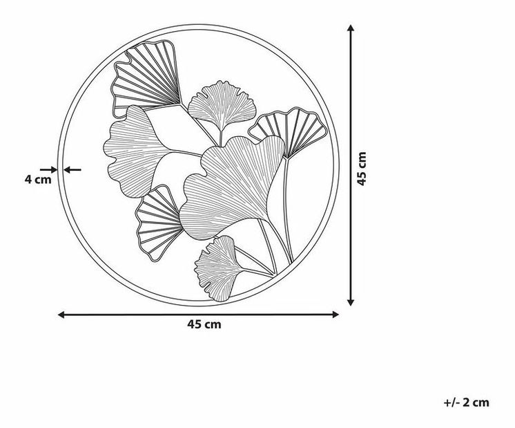 Decorațiune de perete BIMSI (auriu)
