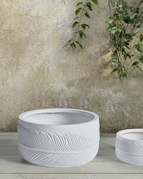 Virágtartó 23 cm Fiero (fehér)