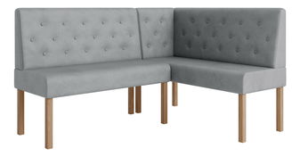 Kuhinjska kutna klupa Portofino 140x200 (siva) (D)