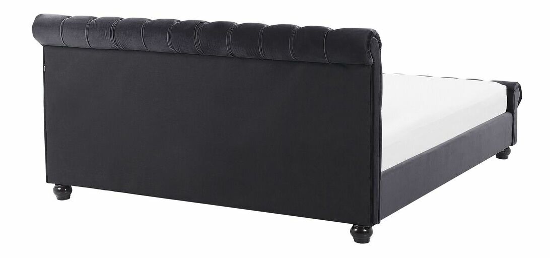 Vízágy 160 cm Alexandrine (kék) (ágyráccsal és matraccal)