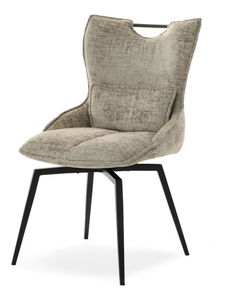 Stolička Rakel (béžová + čierna)